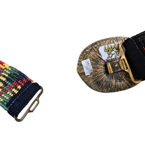 FastStrap RASTA belt buffalo nickel buckle stretch ski snowboard pants accessory - Picture 5 of 9